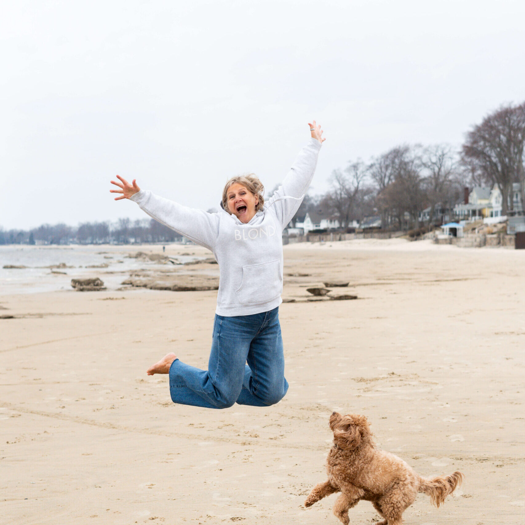 Karen Roy Jumping for Joy